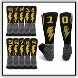 Custom design and colors quarter-length athletic socks
