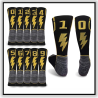 Custom design and colors quarter-length athletic socks