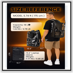 Clear Heavy-Duty Backpack with Reinforced Straps & Laptop Sleeve – Stadium Approved