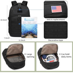 25L Military Tactical Backpack – Compact MOLLE Assault Pack for Men