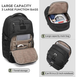 25L Military Tactical Backpack – Compact MOLLE Assault Pack for Men