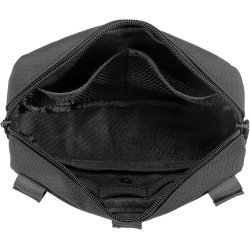 Tactical MOLLE Admin Utility Pouch – Laser-Cut EDC Tool Organizer with US Flag Patch & Keychain