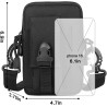 Compact Tactical MOLLE Pouch – Multi-Purpose Waist & Shoulder Bag for Outdoor, Travel, and EDC Gear