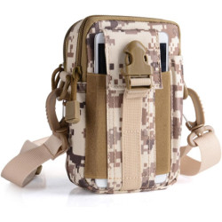 Compact Tactical MOLLE Pouch – Multi-Purpose Waist & Shoulder Bag for Outdoor, Travel, and EDC Gear