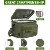 Tactical Insulated Lunch Box – Large Capacity MOLLE Cooler Bag with Tissue Pocket & Leakproof Design